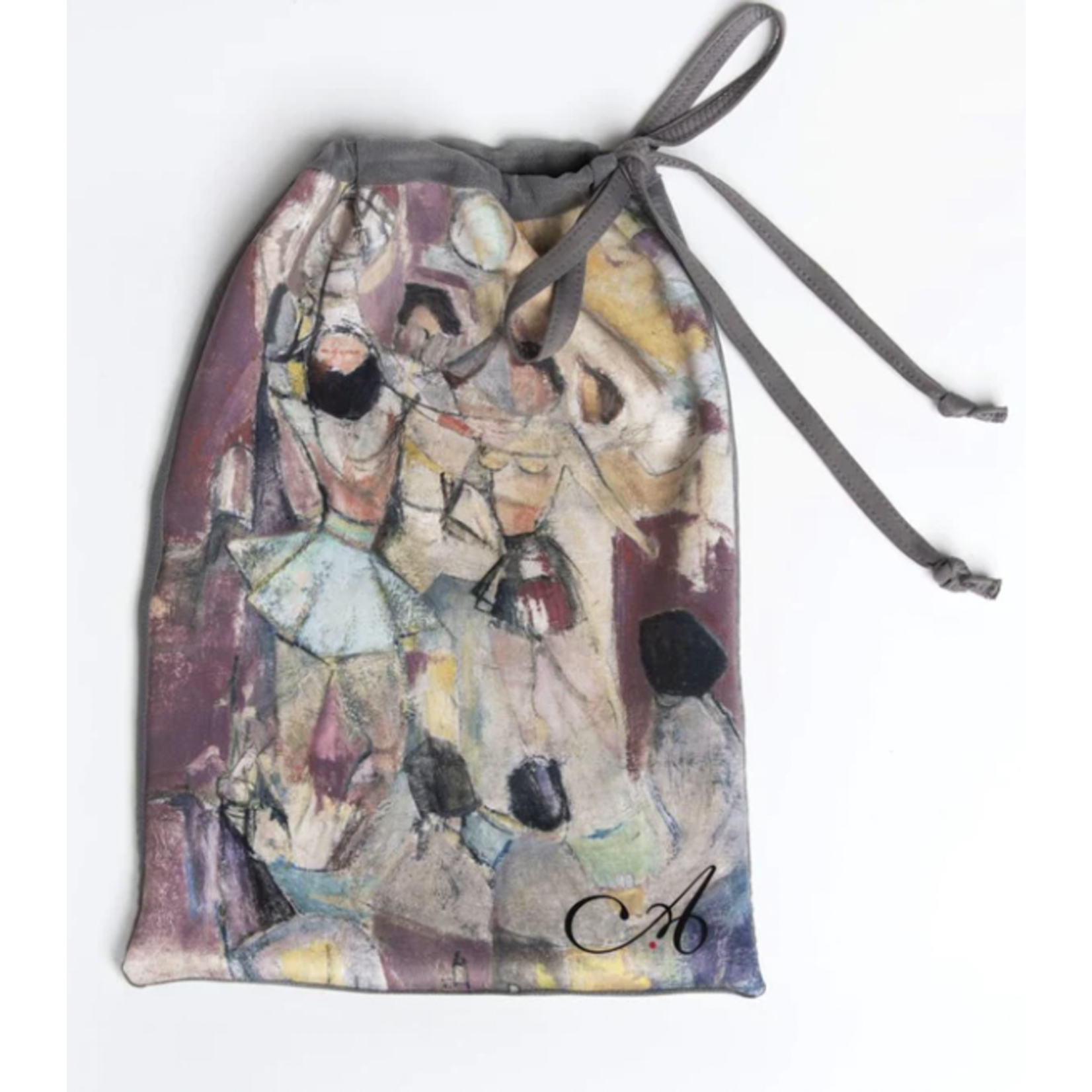 AW902VL w/Valintina Desert Rose/Oyster Mesh Shoe Bag
