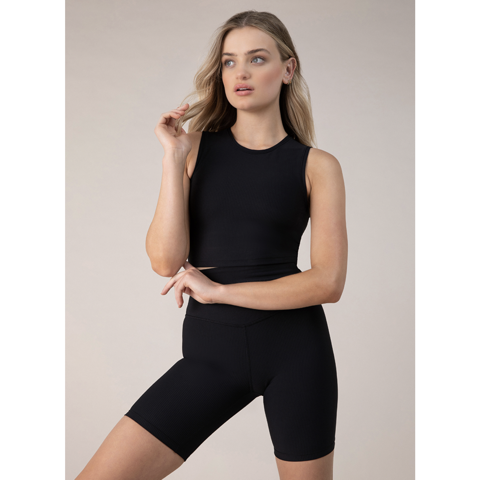 Bloch, Mirella ZCO1900 Ribbed Scoop Tank