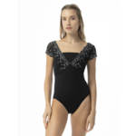 2535A Daphne Illusion Cap Sleeve Leo