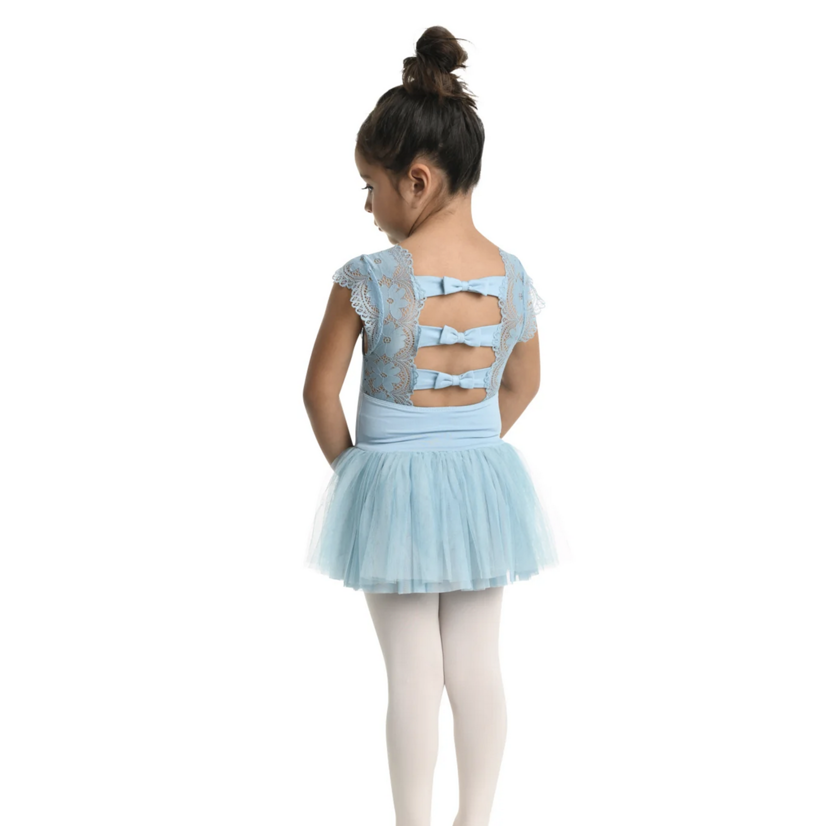 DanzNMotion by Danshuz 23204c Kids Brielle Cap Sleeve Lace Dress