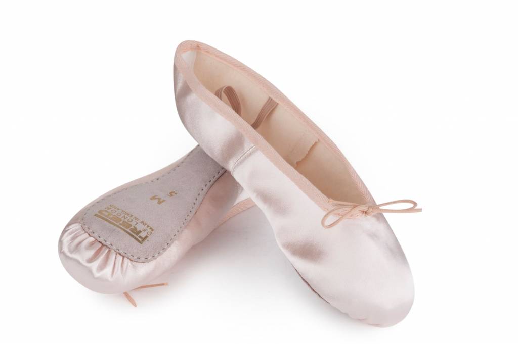 satin ballet slippers