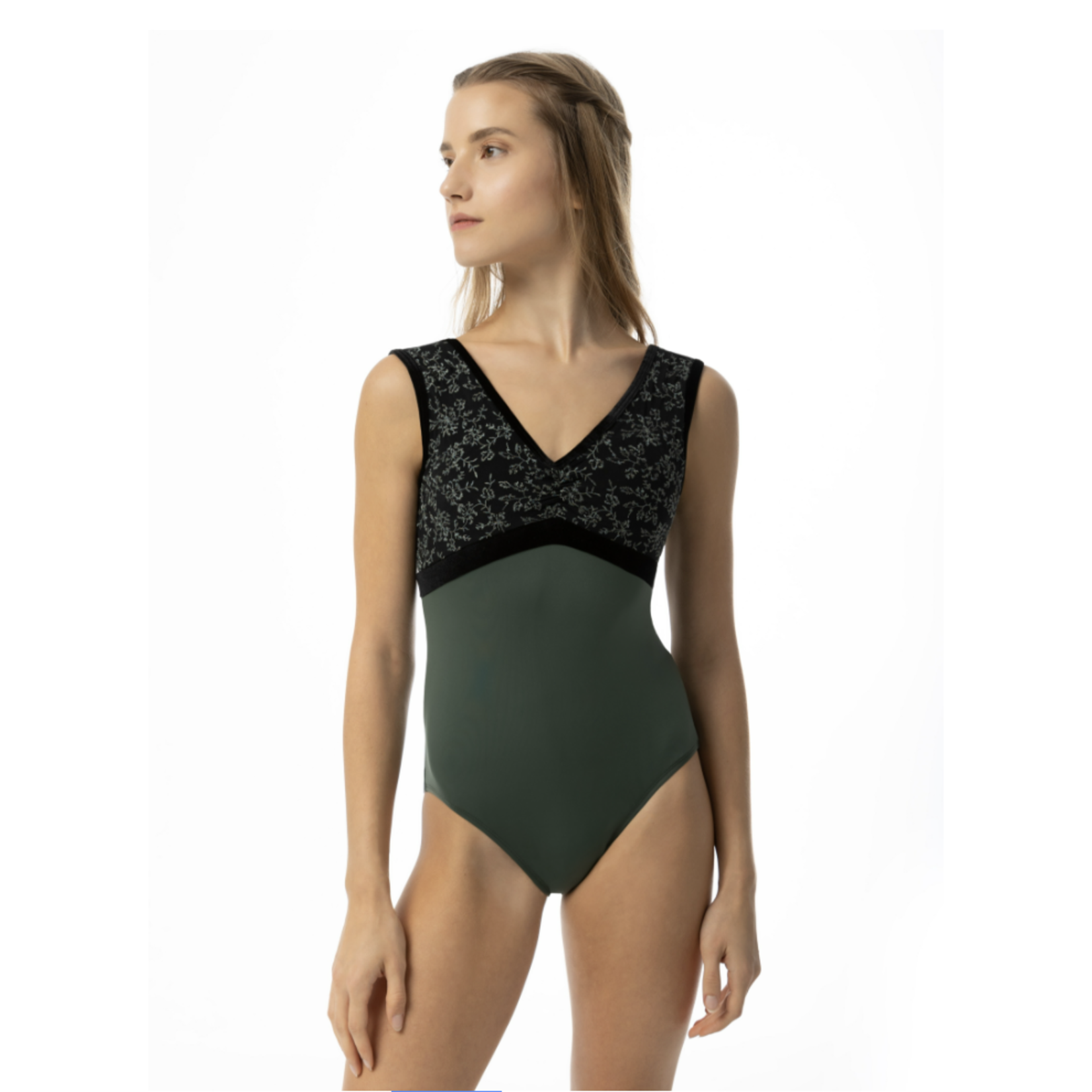 2563A Darling Pinch Front Tank Leotard