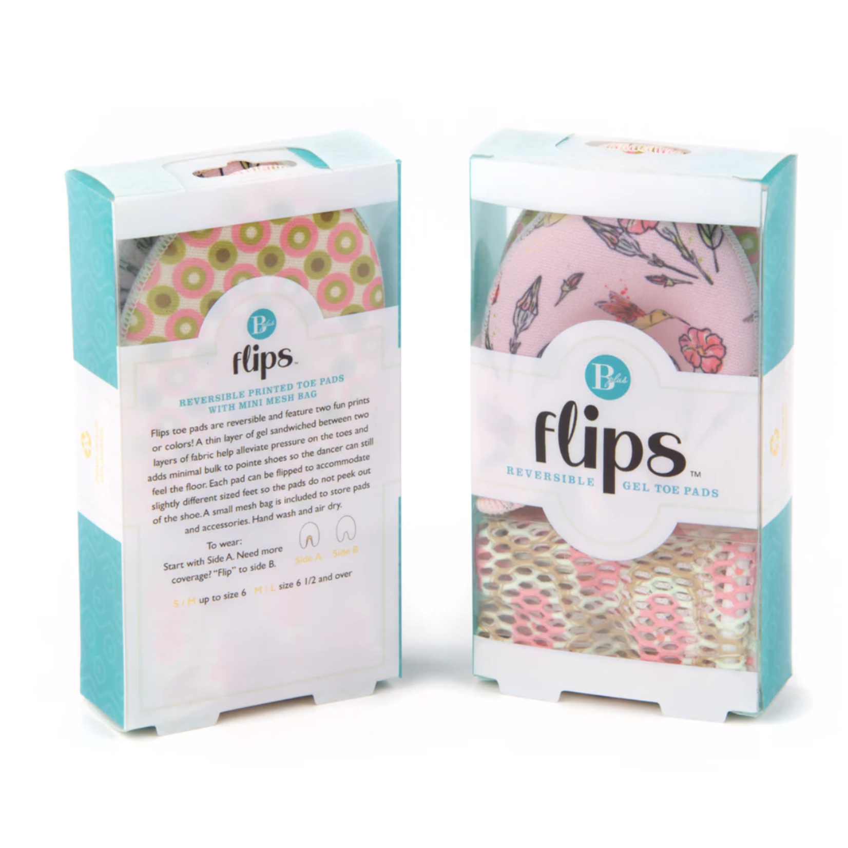 B Plus Printworks 120 Flips Toe Pads w/Mini Mesh Bag