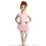 2463C Cap Sleeve Dress w/Glitter Mesh