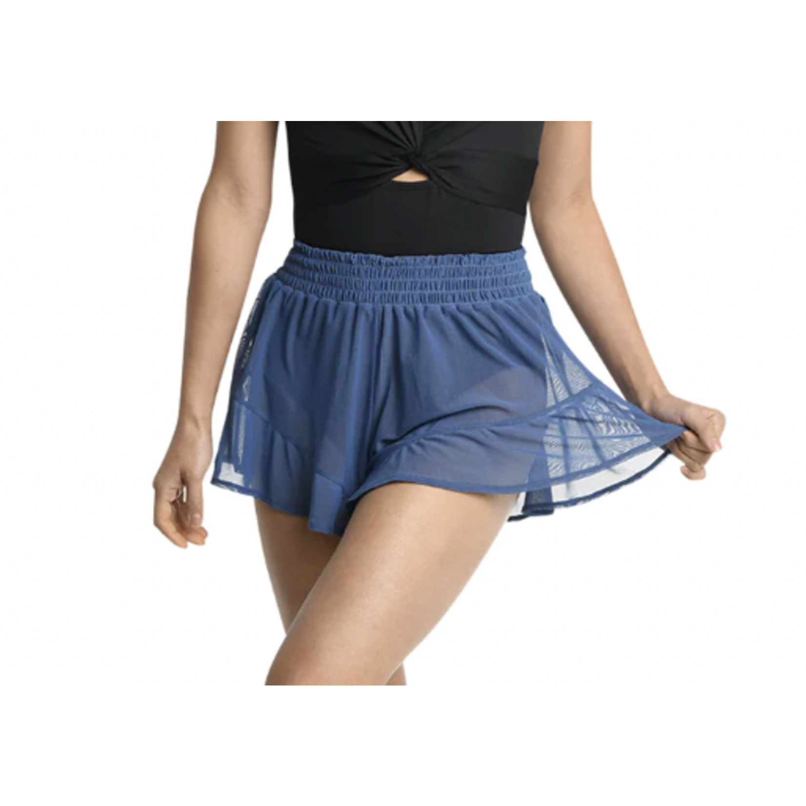 DanzNMotion by Danshuz 21412A Mesh Short