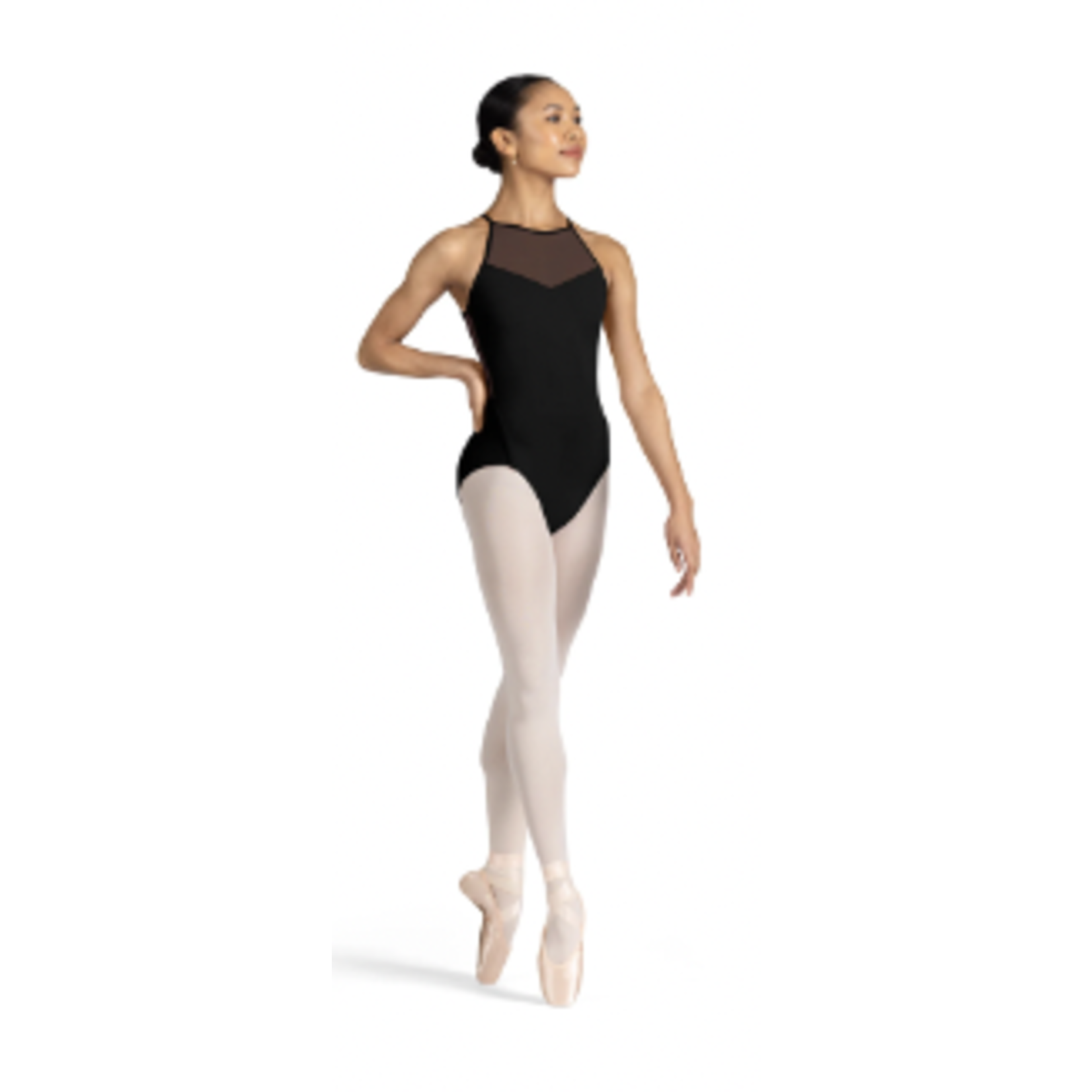 L3317 Hi Neck Open Back Leo