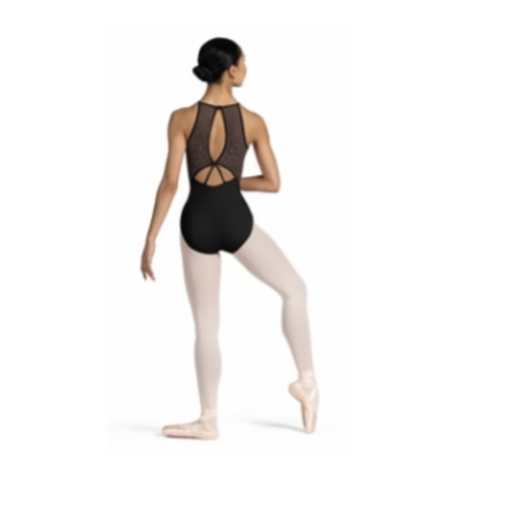 L3317 Hi Neck Open Back Leo