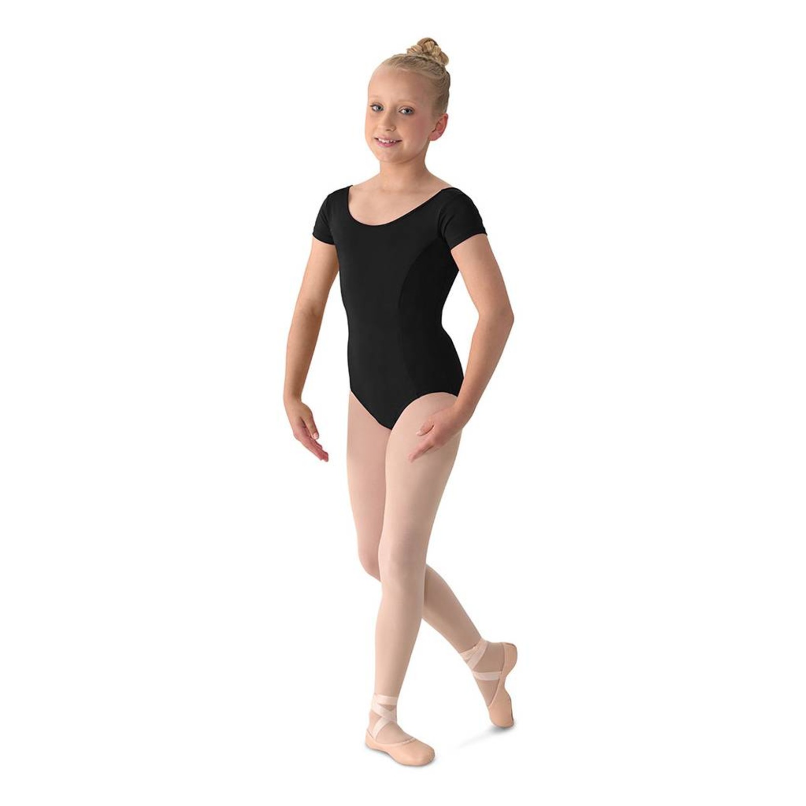 Girls Dance Ballet Leotards Short Sleeve