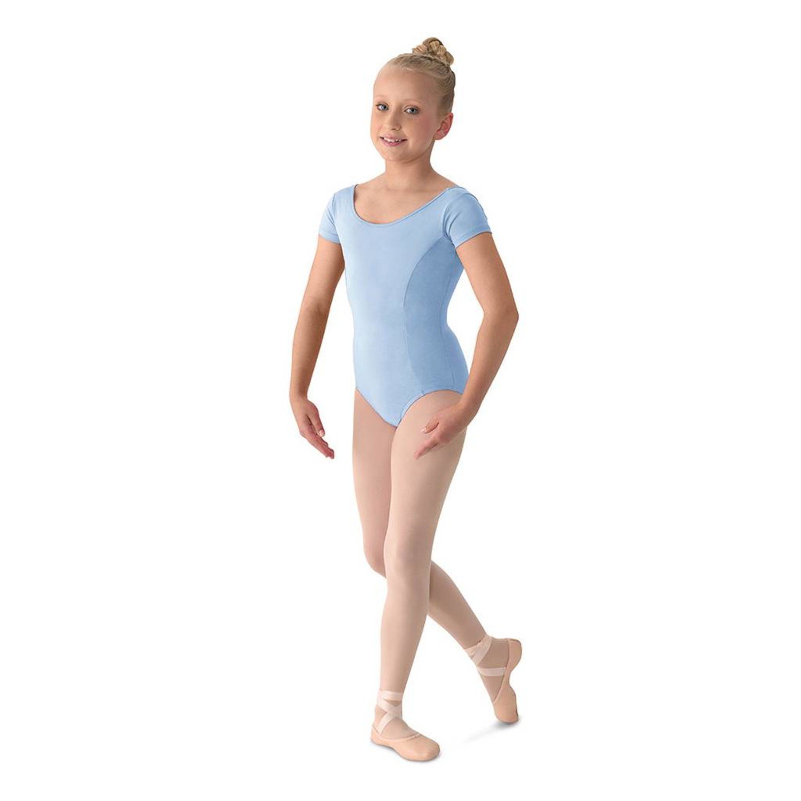 Grade 5 Ballet. Mens White Cap Sleeve leotard