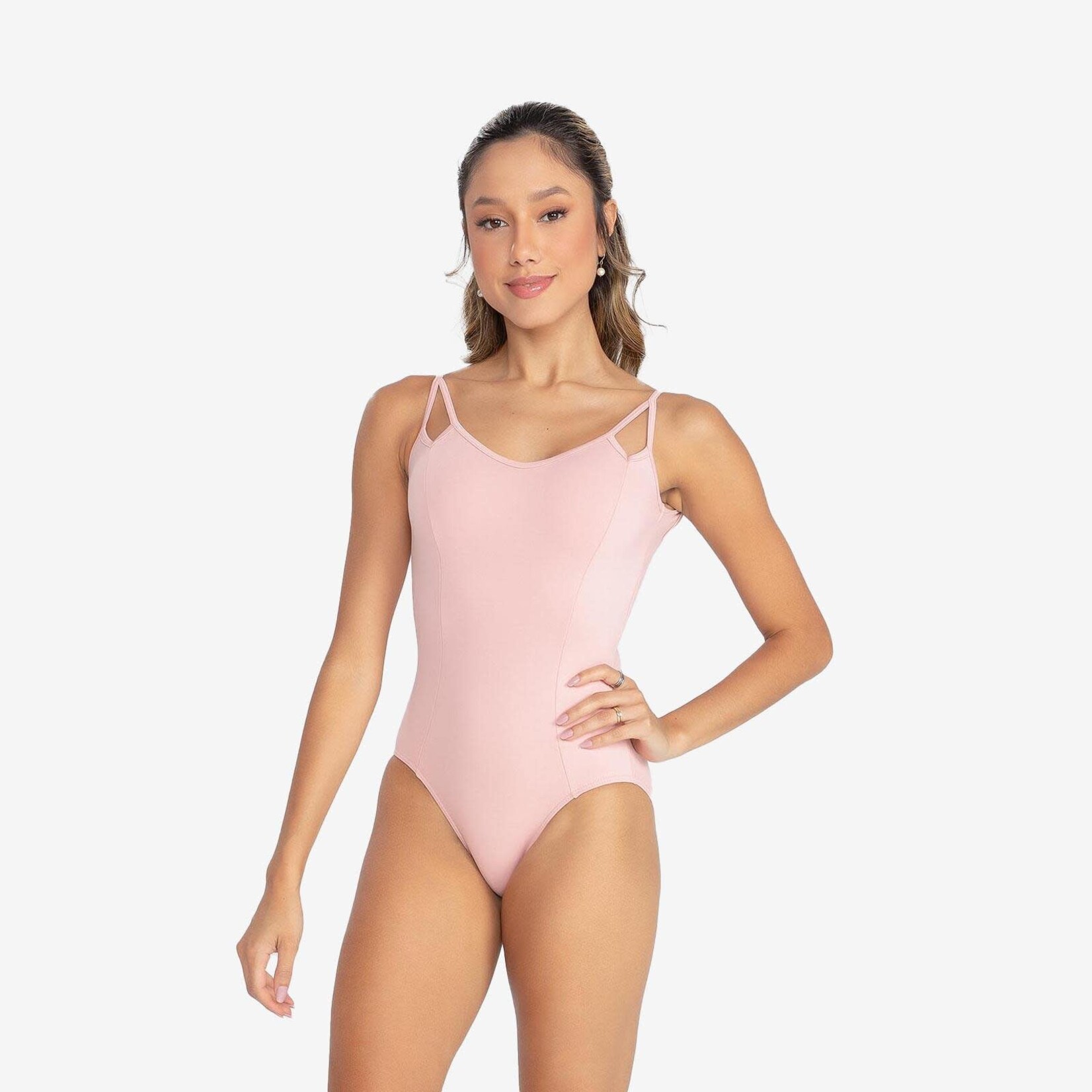 So Danca BY06 Adult V-neck leotard with double strao detailing