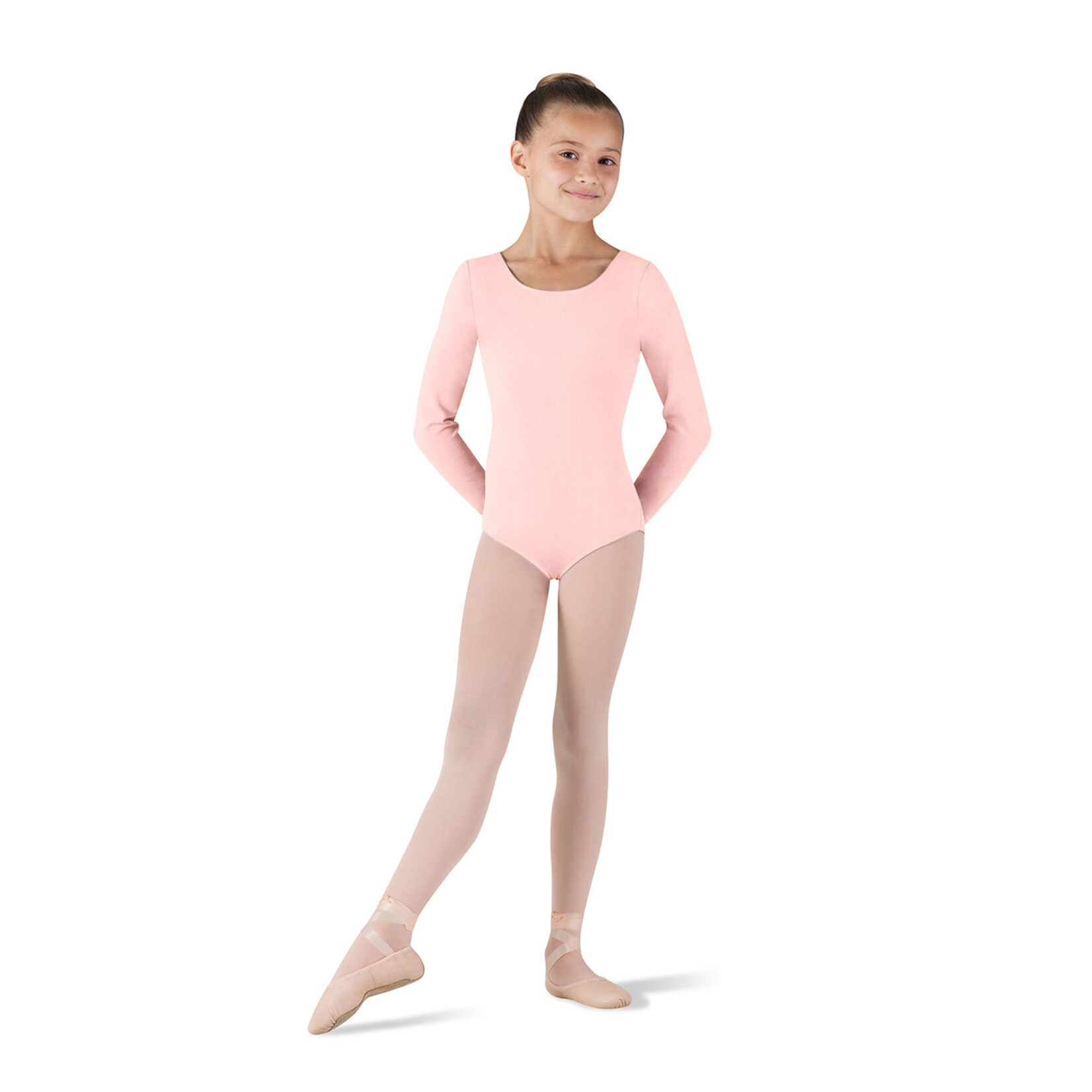 CL5409: Bloch Girls' Basic Long Sleeve Leotard