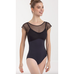 31396- Cap Sleeve Mesh Leo