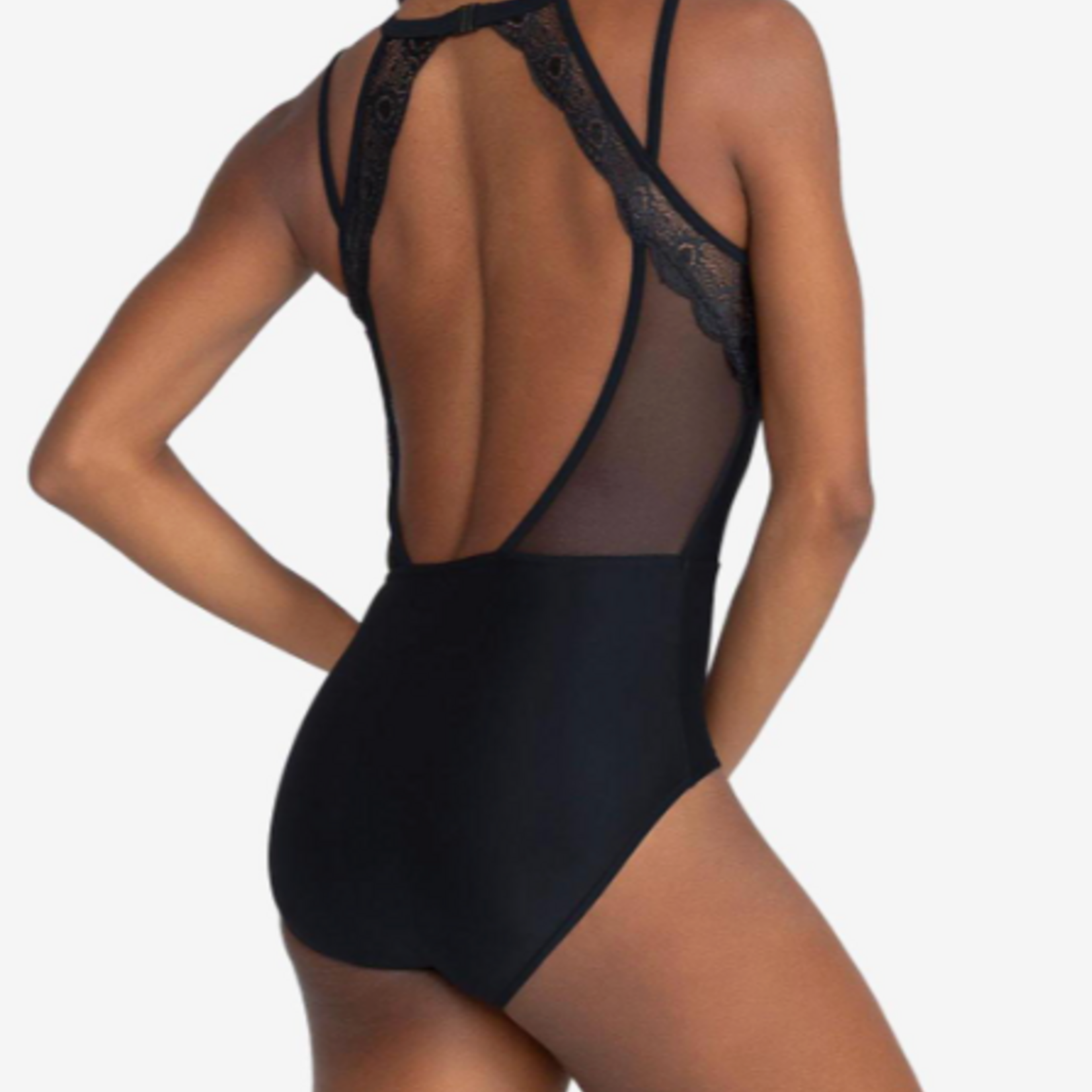 So Danca BY52 - Cindy High-Neck Tank Leo