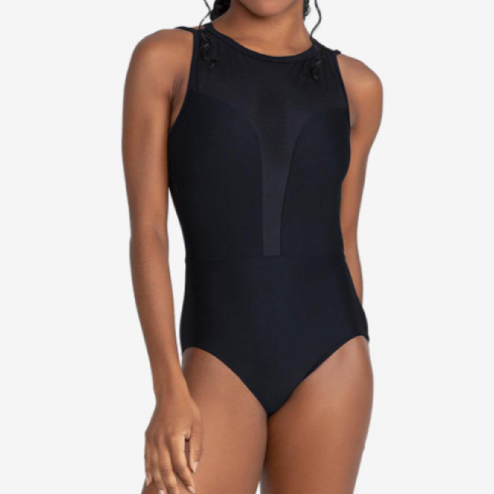 So Danca BY52 - Cindy High-Neck Tank Leo