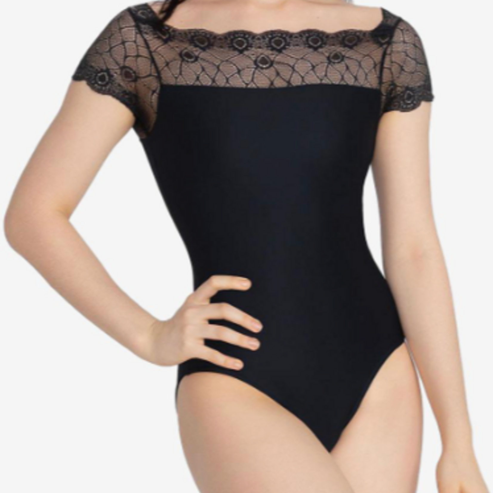 So Danca BY55 - Poliana Cap-Sleeve Leo