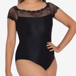 So Danca BY55CV - Paulina Curvy Cap-Sleeve Leo