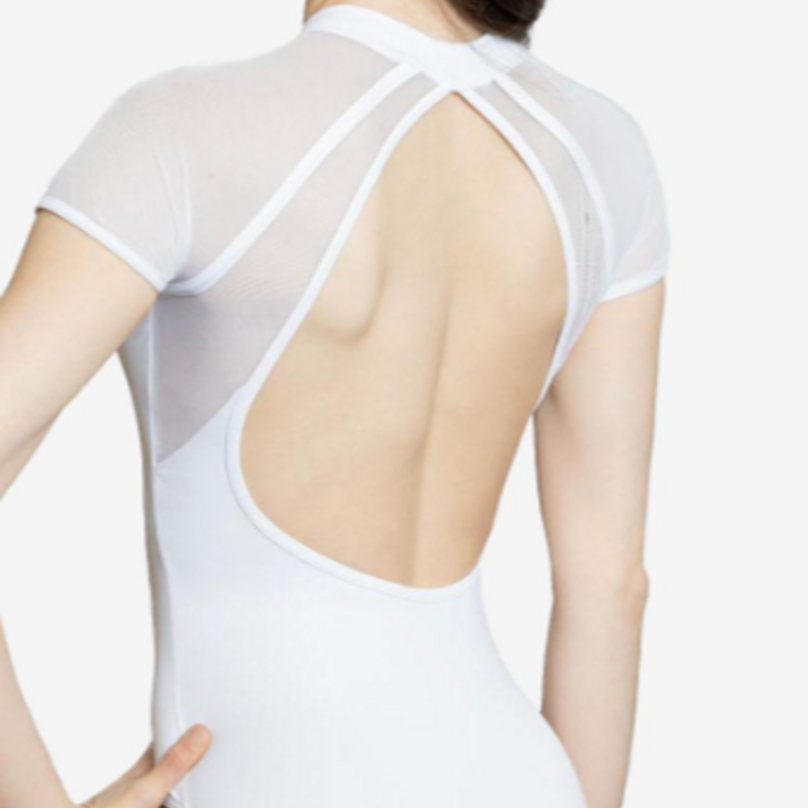 So Danca TP174 - Vail Short Sleeve Mock-Neck Leo