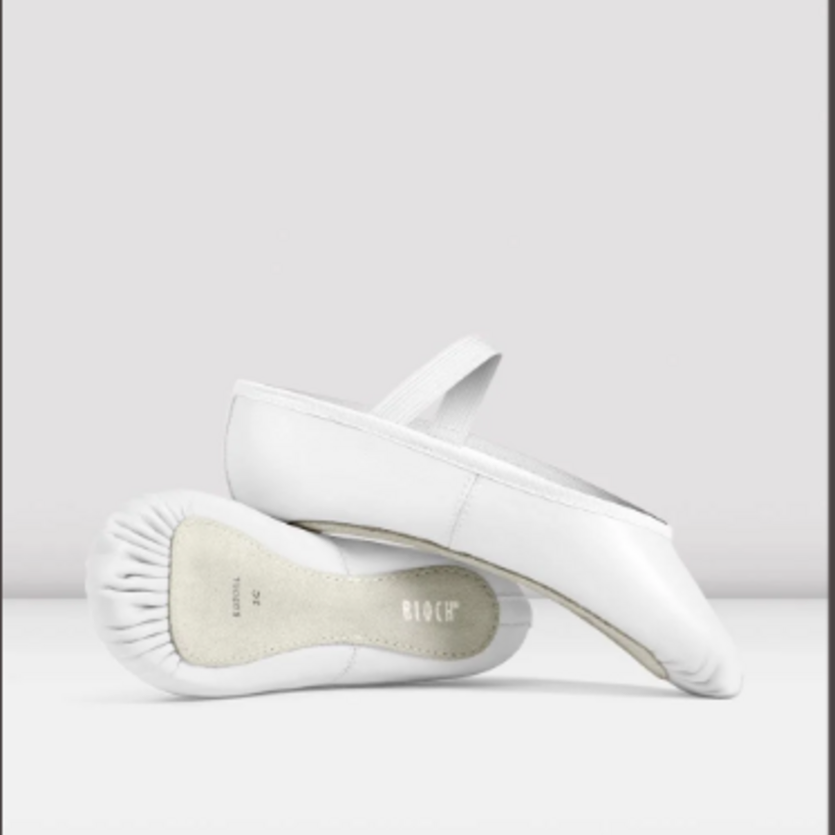 Bloch Dansoft WHITE Full Sole Leather- S0205L