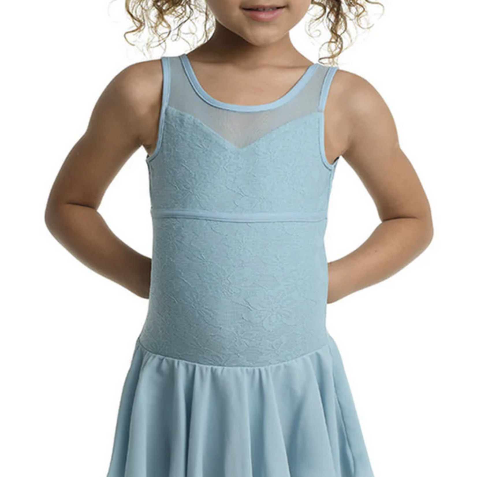 DanzNMotion by Danshuz 23202c Leanore Tank Style Lace Dress