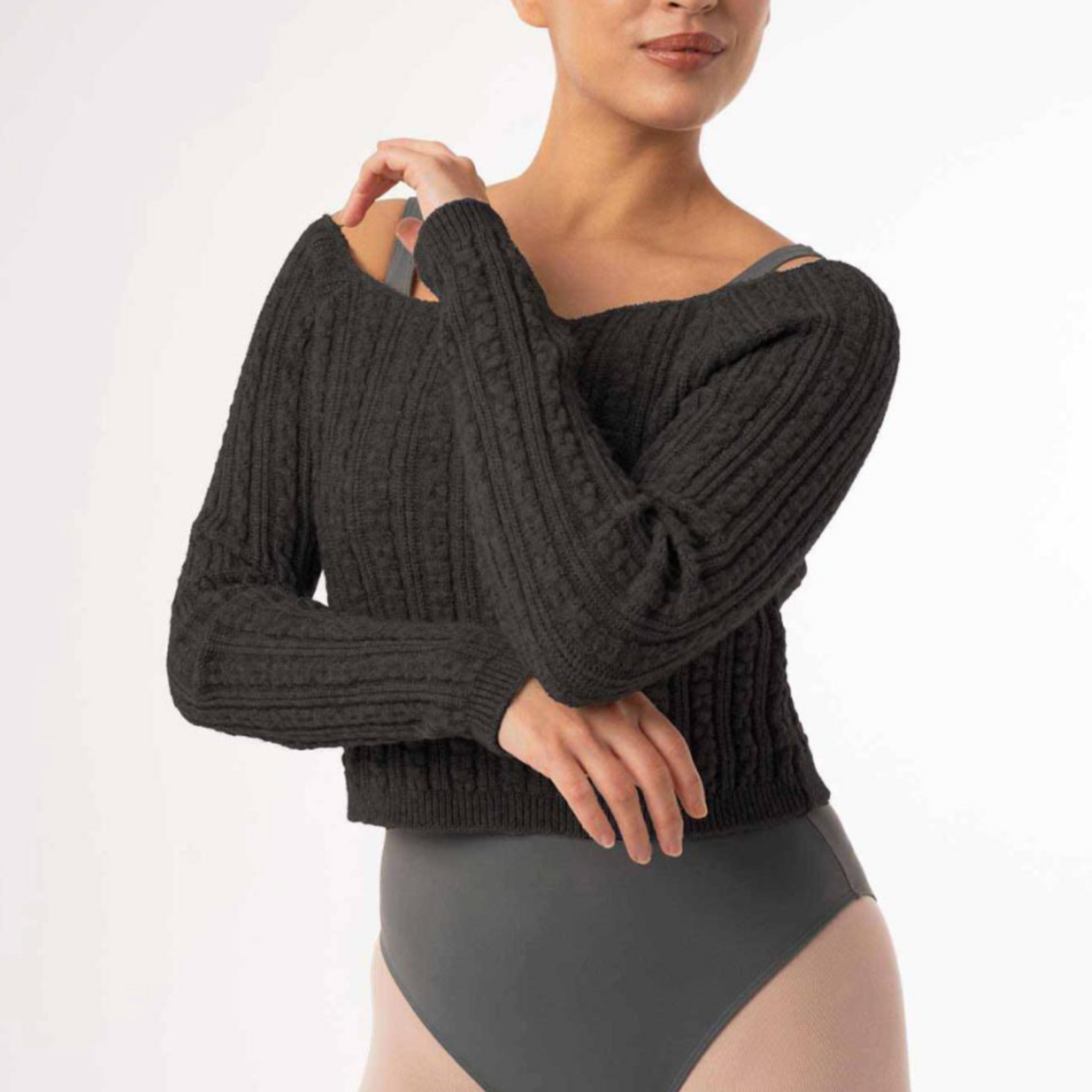 Intermezzo Fedora Cropped Long Sleeve Sweater