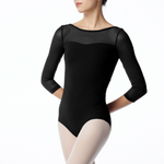 Lulli LUB859 3/4 Sleeve Leotard IRIS