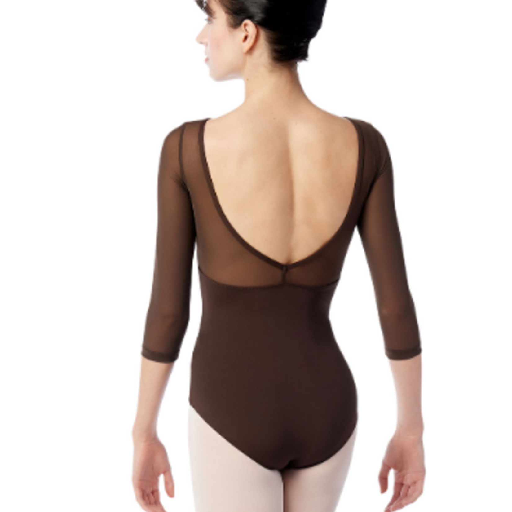 Lulli LUB859 3/4 Sleeve Leotard IRIS