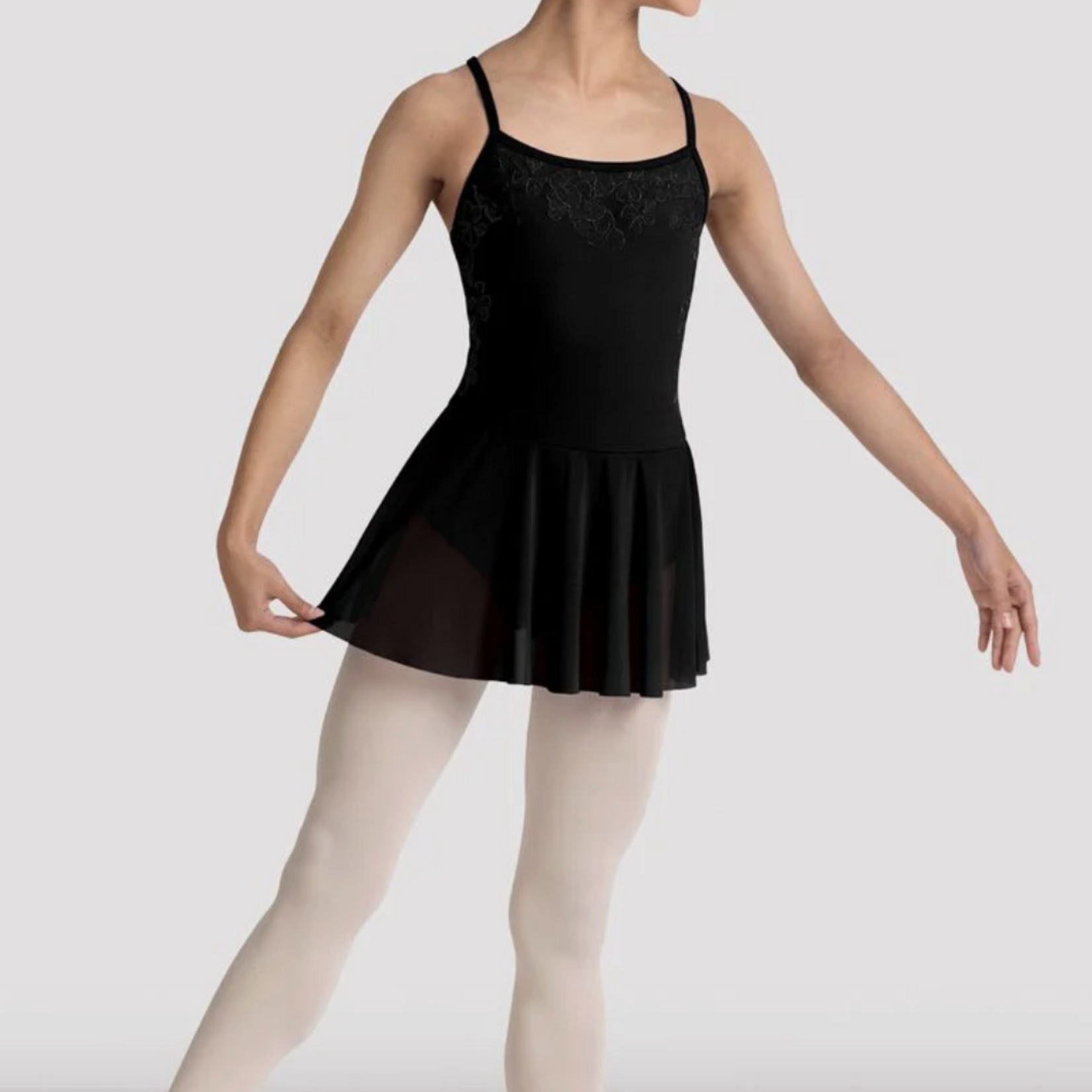 Bloch, Mirella CL70003 Embroidered Skirted Cami Leo