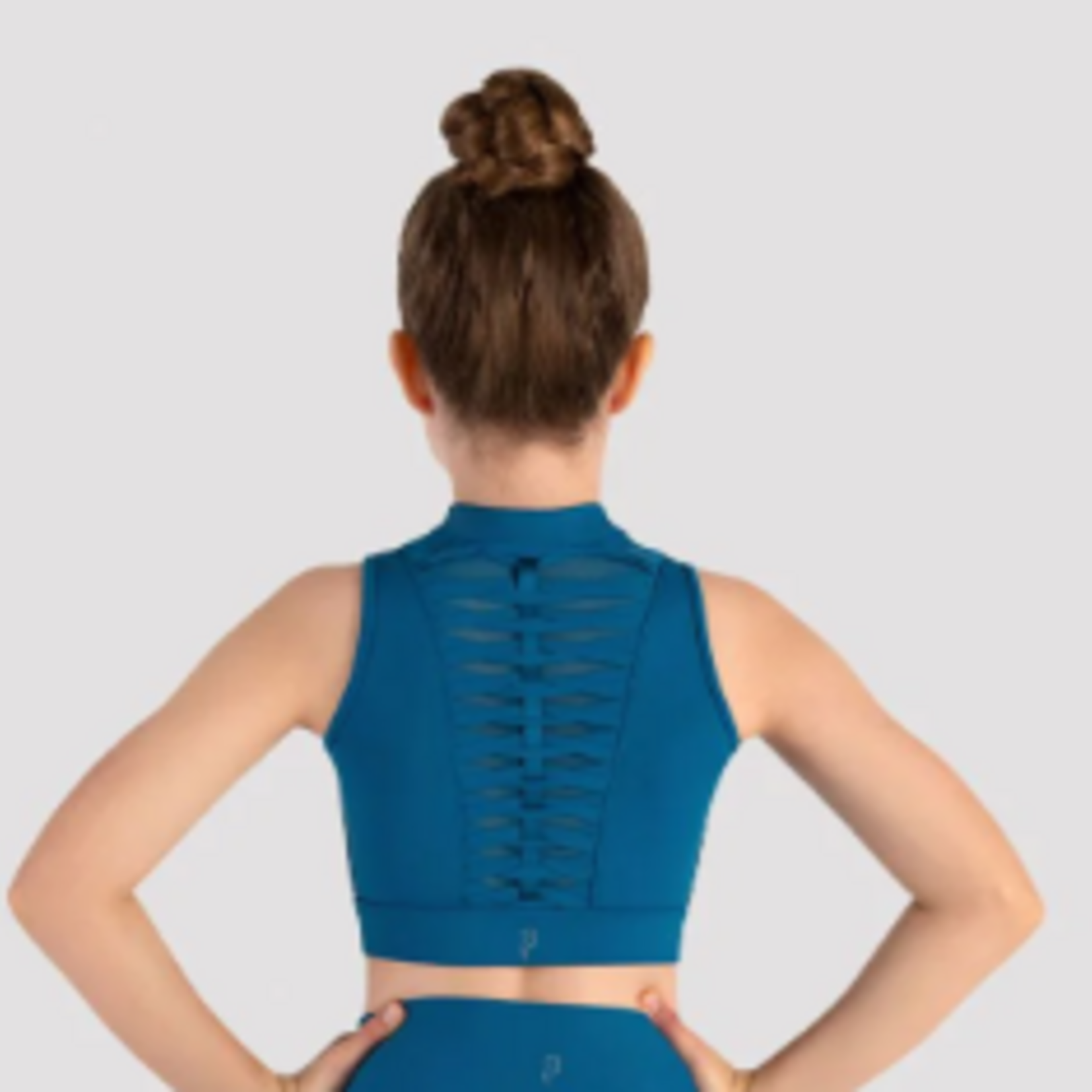 Bloch, Mirella CZ8465 Weave Zip Crop Top