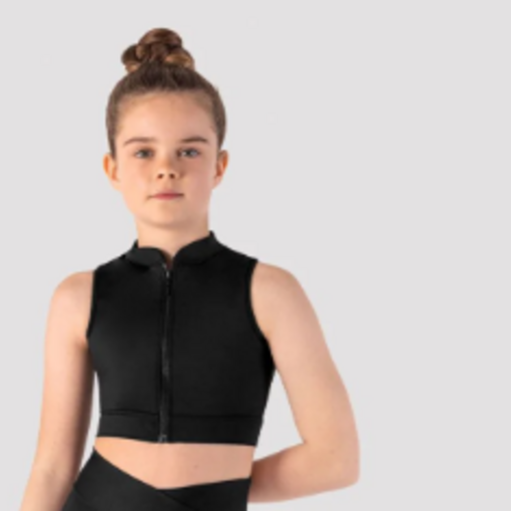 Bloch, Mirella CZ8465 Weave Zip Crop Top