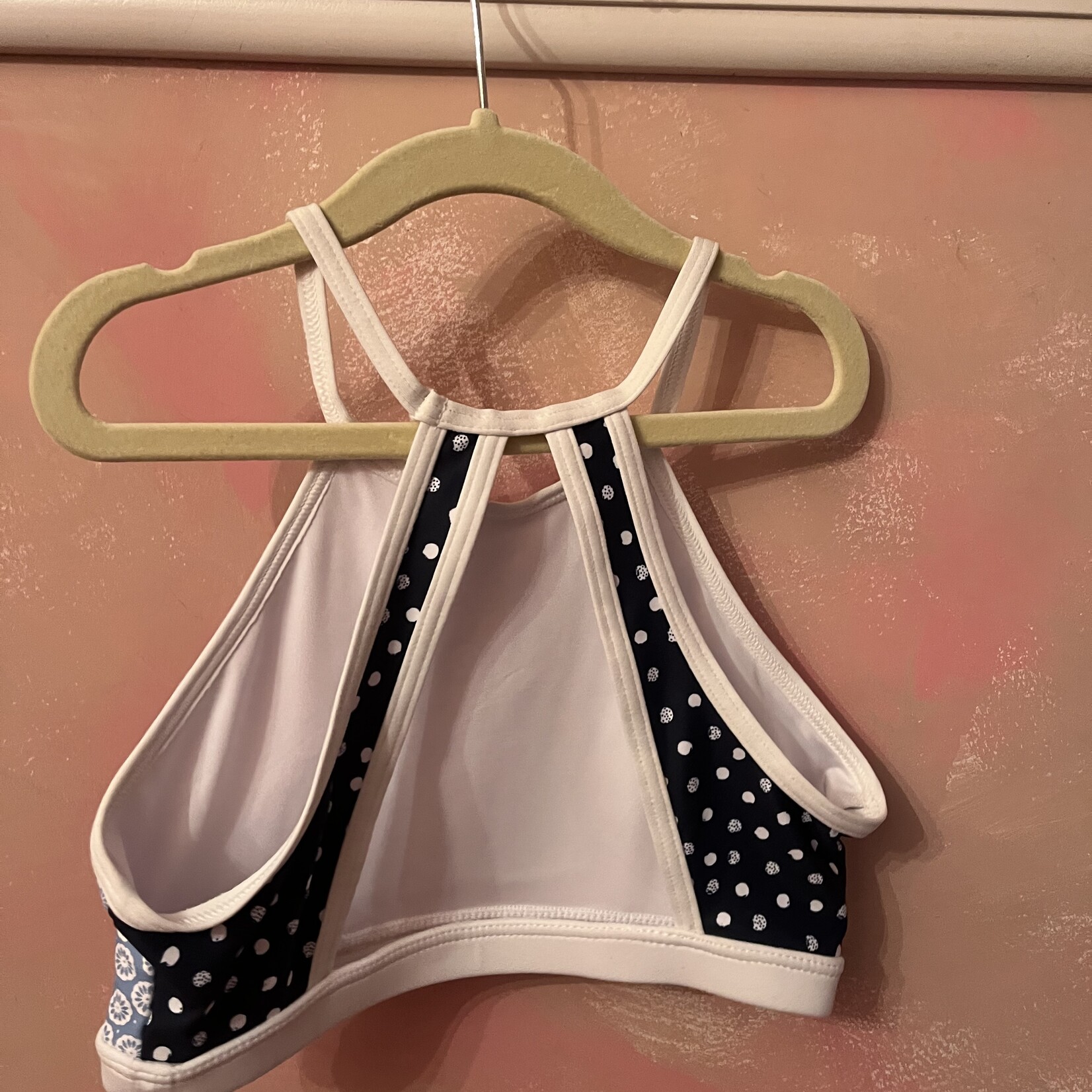 Strut Stuff Flowered Halter Crop Top CH 12