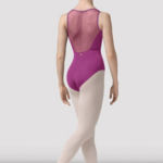 Bloch, Mirella M70002LM Boat Neck Mesh Bk Leo