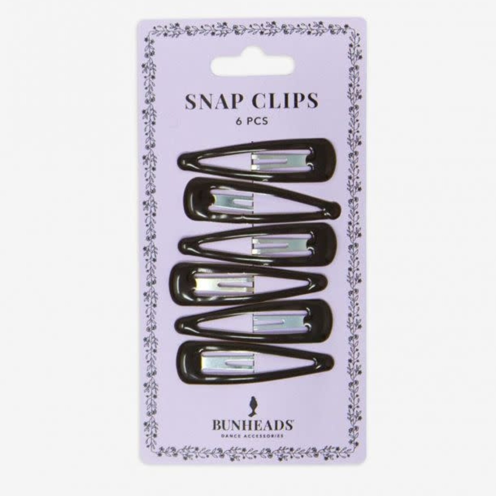 Capezio & Bunheads BH1515 - Snap Clips - BLACK