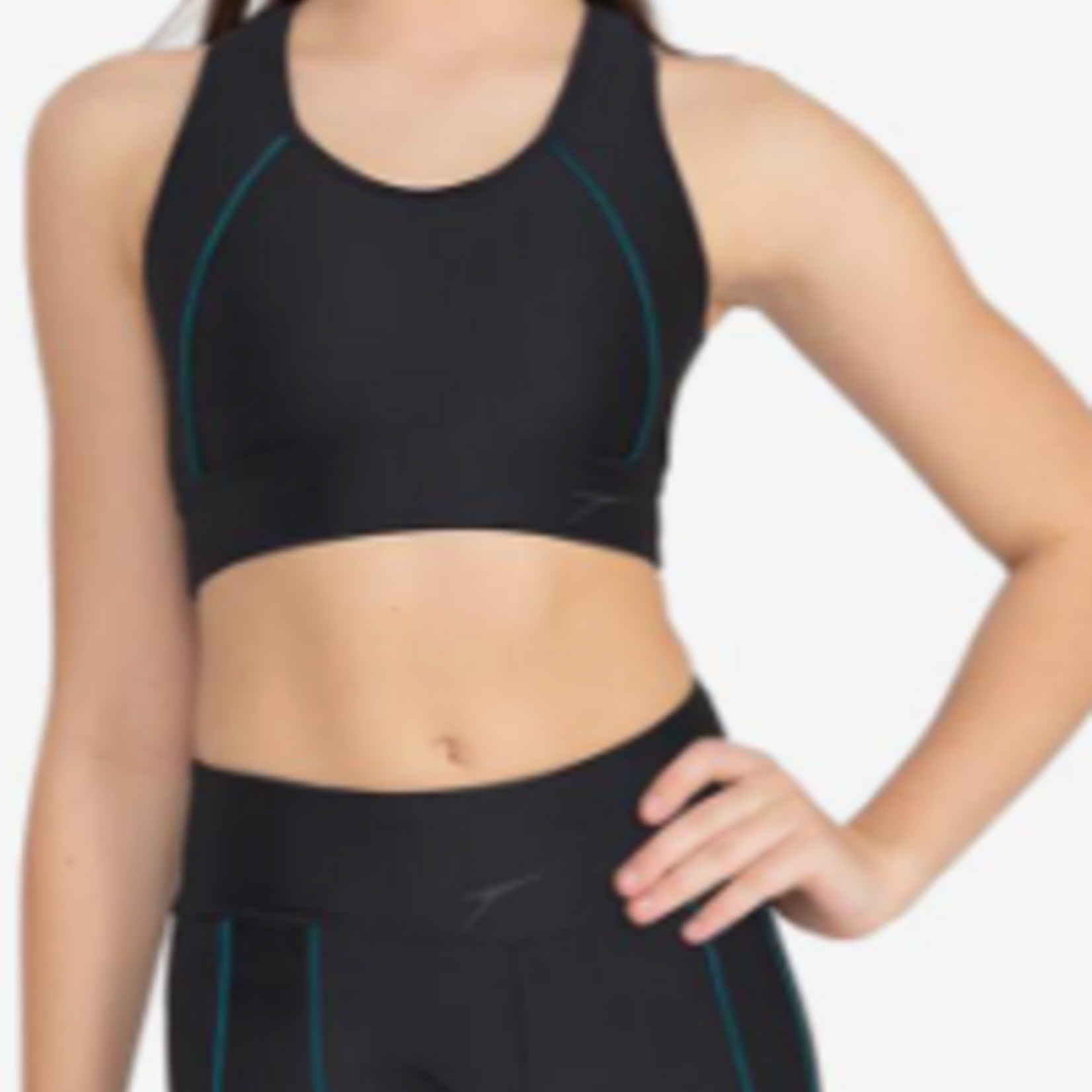 So Danca BY58C - Nath Child's V-Neck Sports Bra