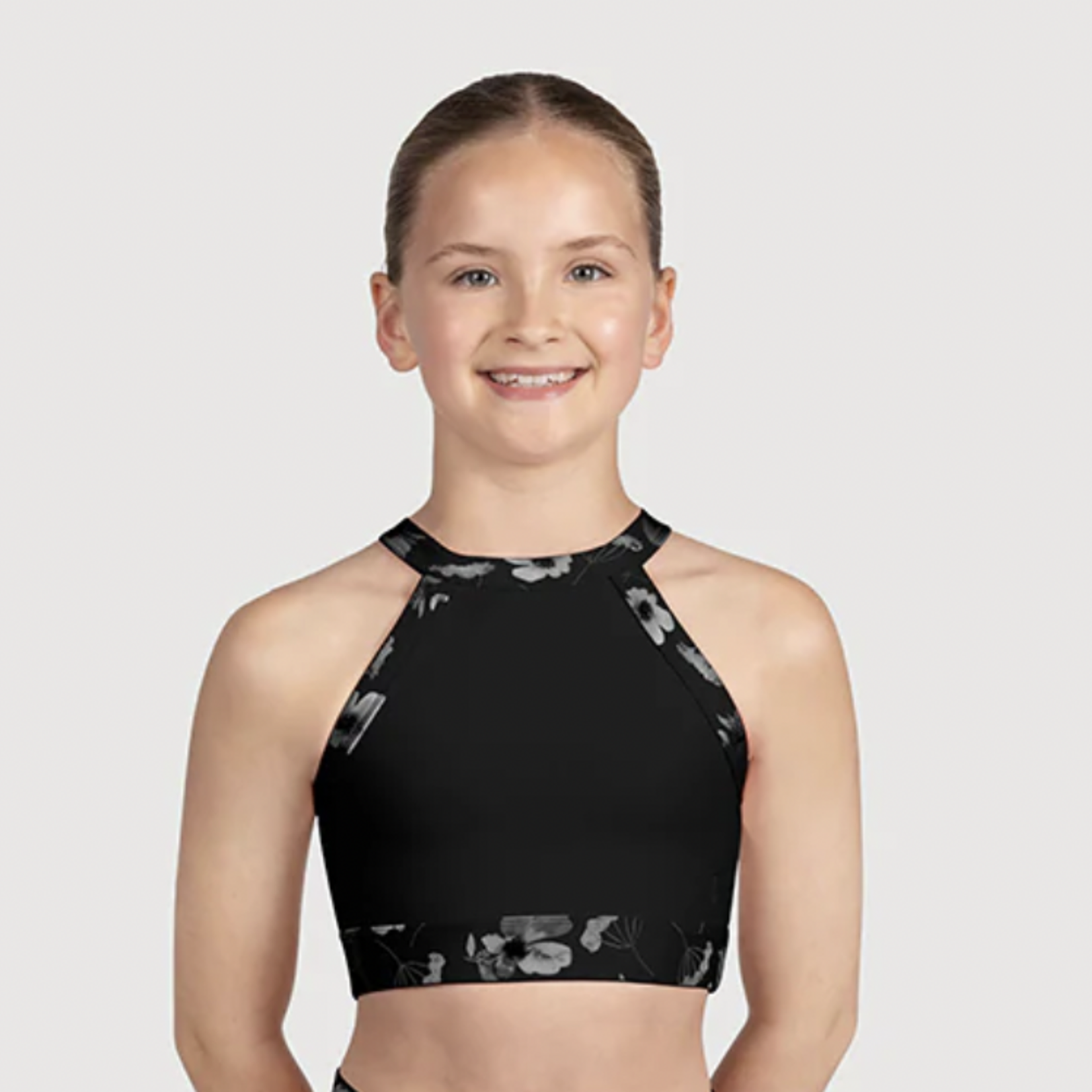 Bloch Child High Neck Crop Top CZ5265