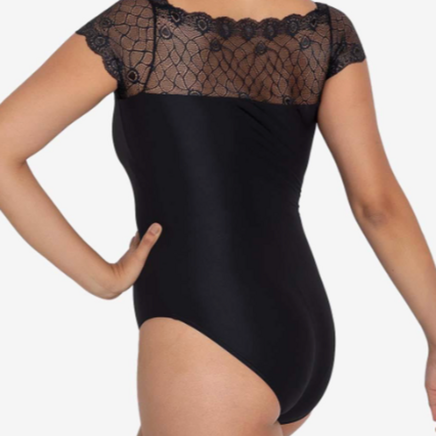 So Danca BY55CV - Paulina Curvy Cap-Sleeve Leo