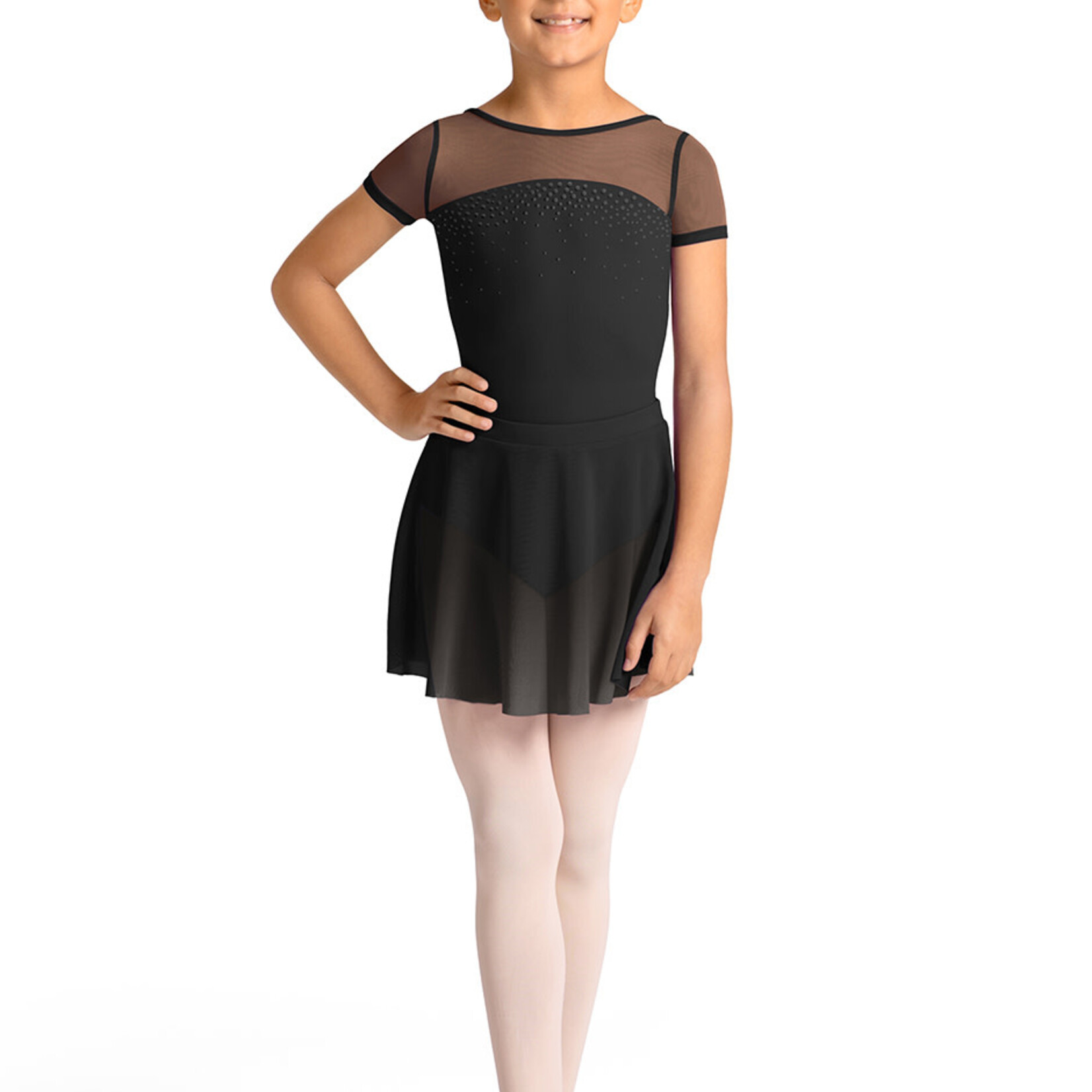 Bloch, Mirella MS10004C - Mesh Pull-On Skirt