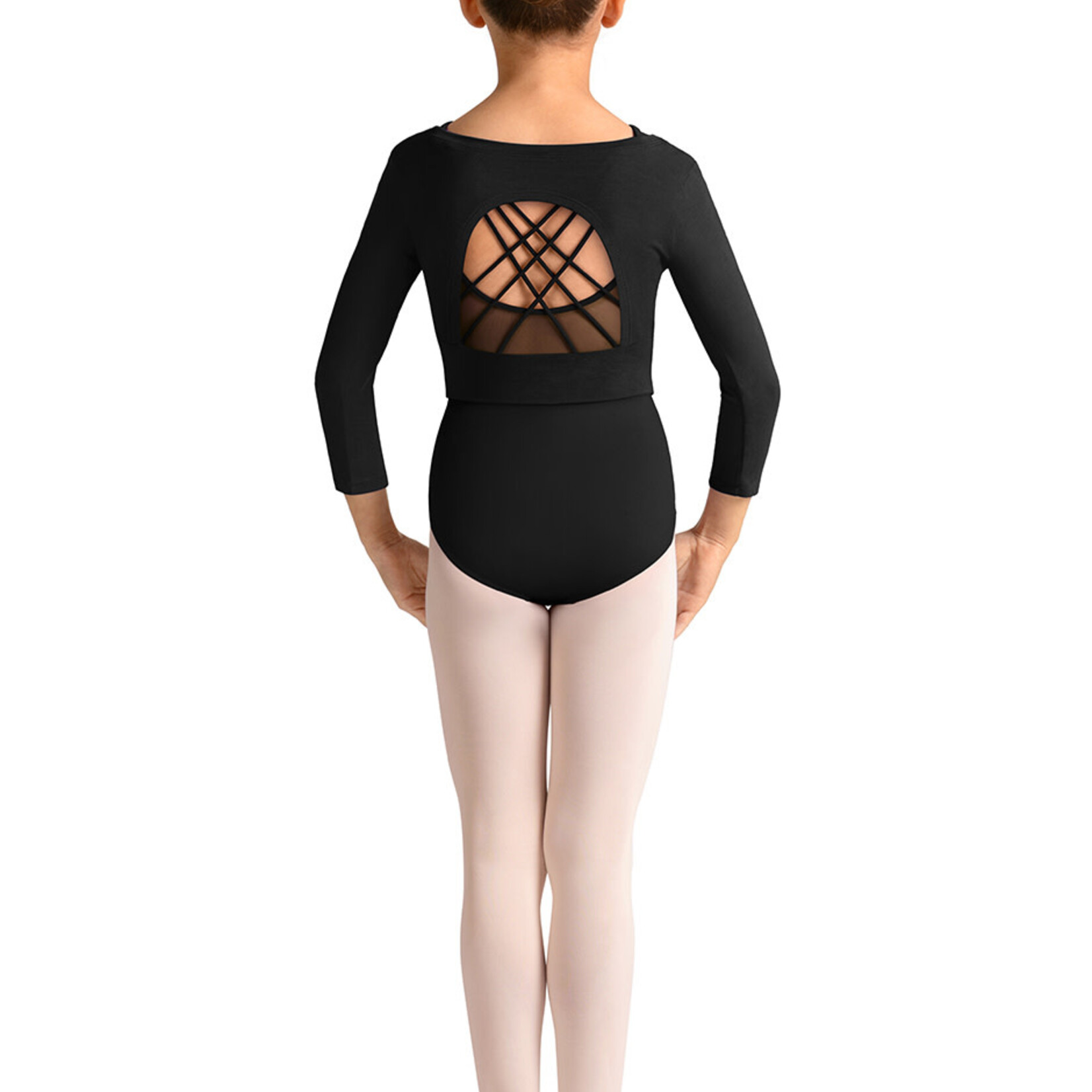 Bloch, Mirella M30011C - 3/4 Sleeve Open Bck Top