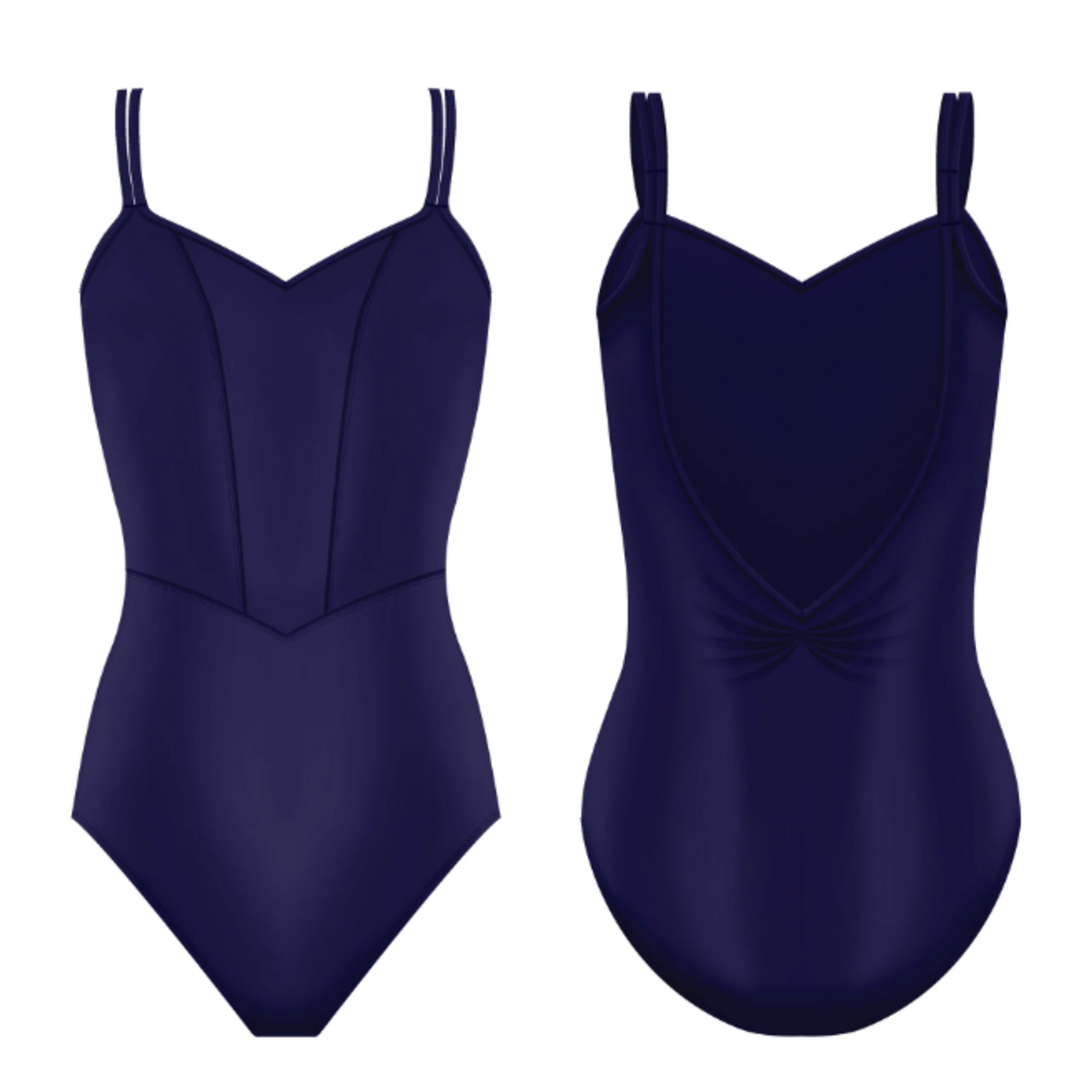 Danse De Paris L0012L - Natasha V-Front Double Cami Leo