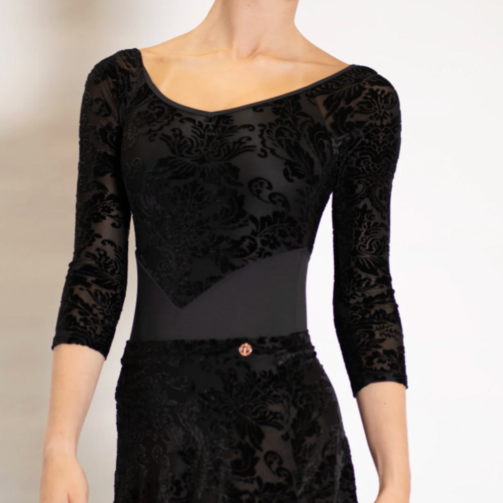 Danse De Paris Danse de Paris Velvet Skirt