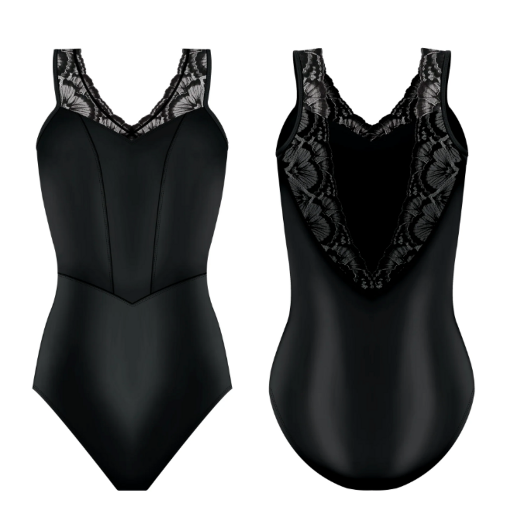 Danse De Paris L0016L - Moulin Sweetheart Neck Leo