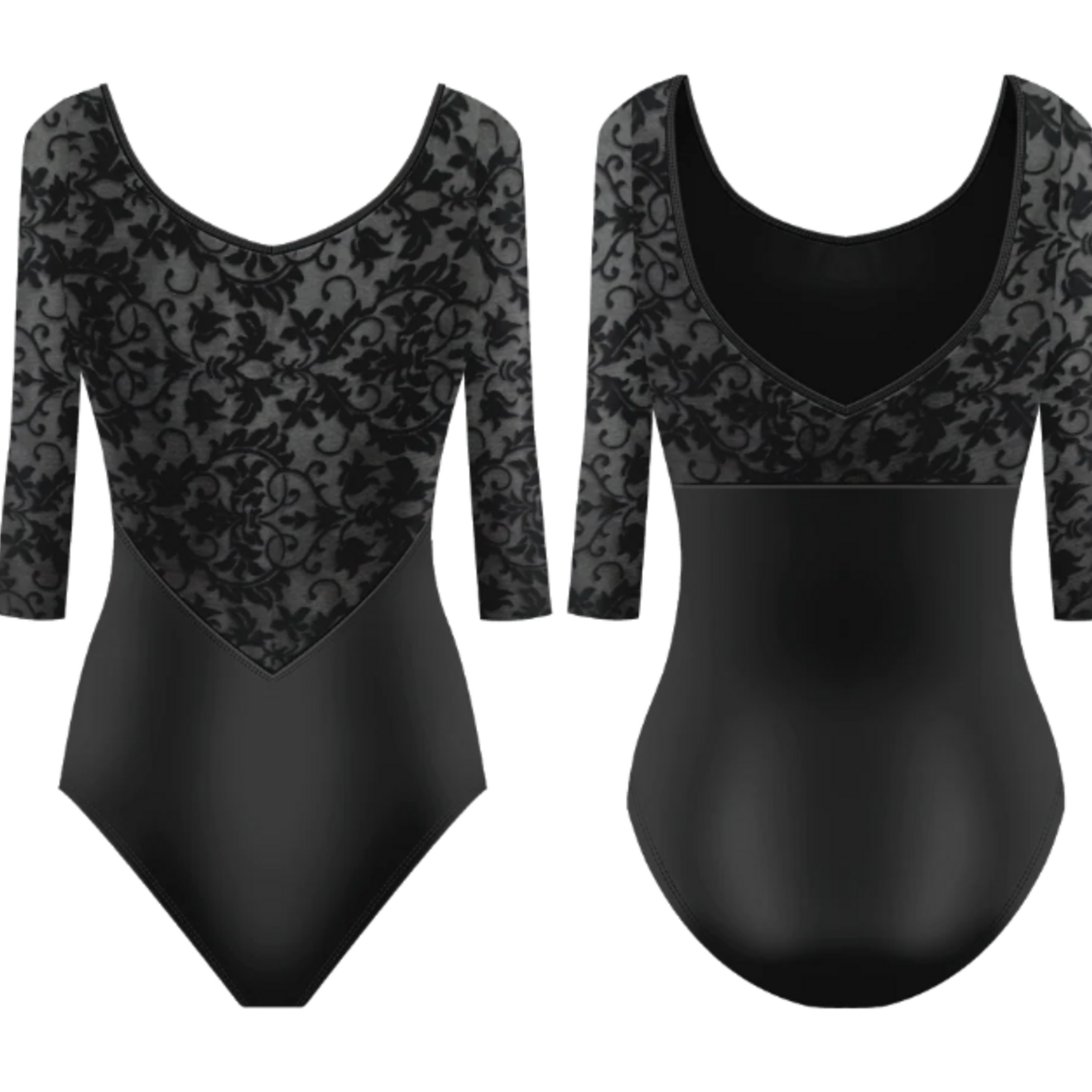 Danse De Paris L0508L - Genevieve Velvet Ebony