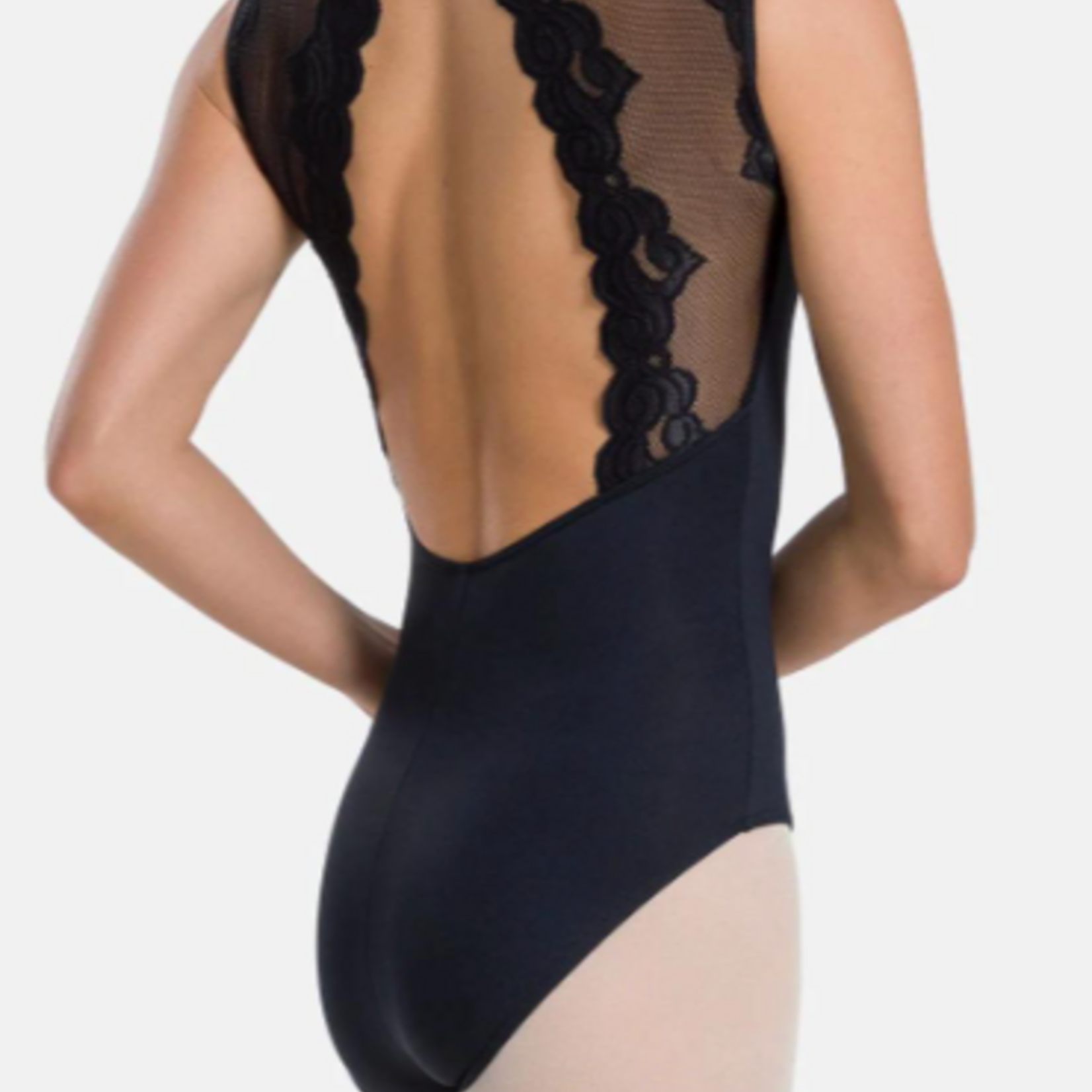 So Danca SL244 - Ivonne Sleeveless Scoop-Neck Leo