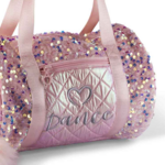 Danznmotion B26520PNK Dazzling Sequin Duffle