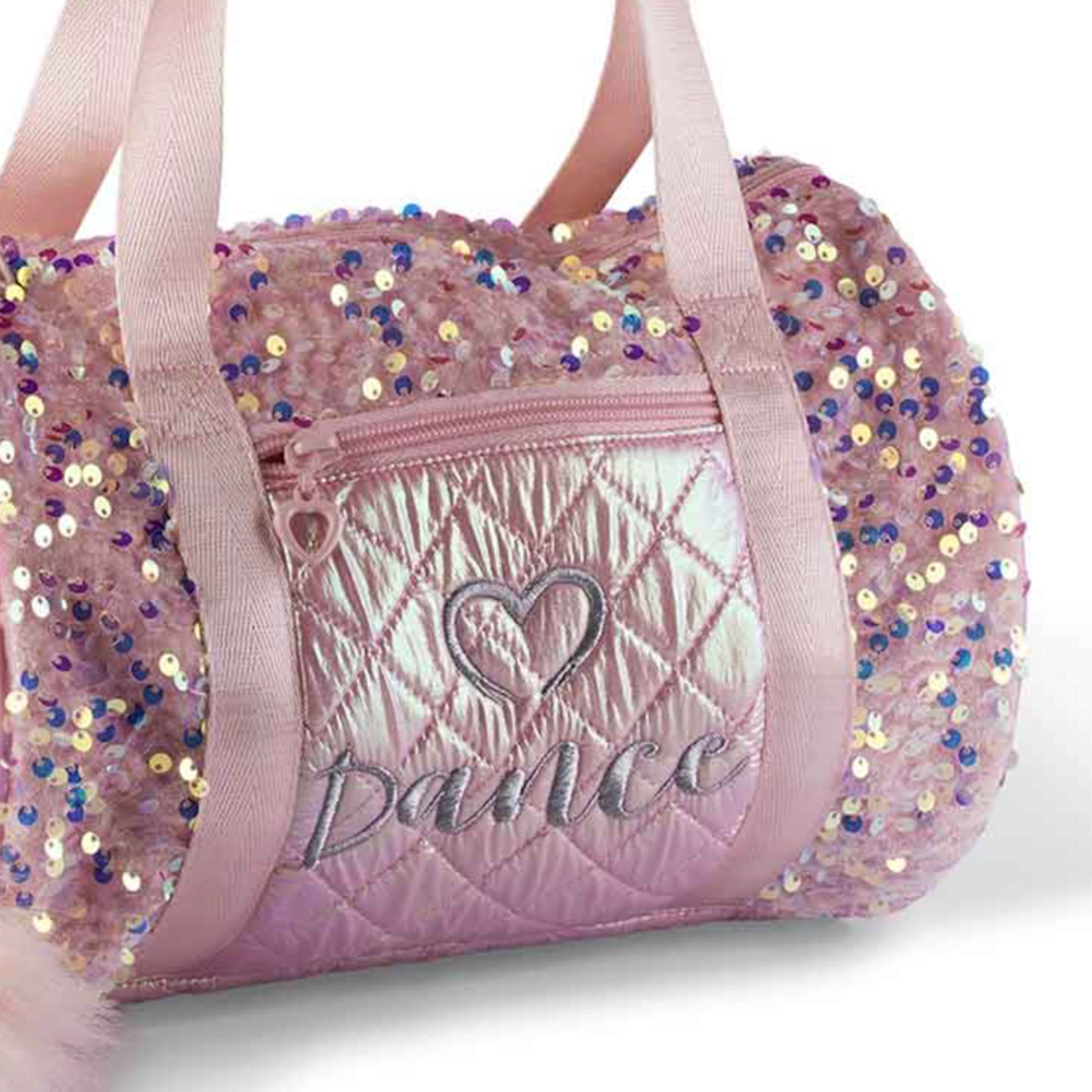 Danznmotion B26520PNK Dazzling Sequin Duffle