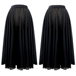 Danse De Paris S0012L - Velvet Chiffon Long Skirt