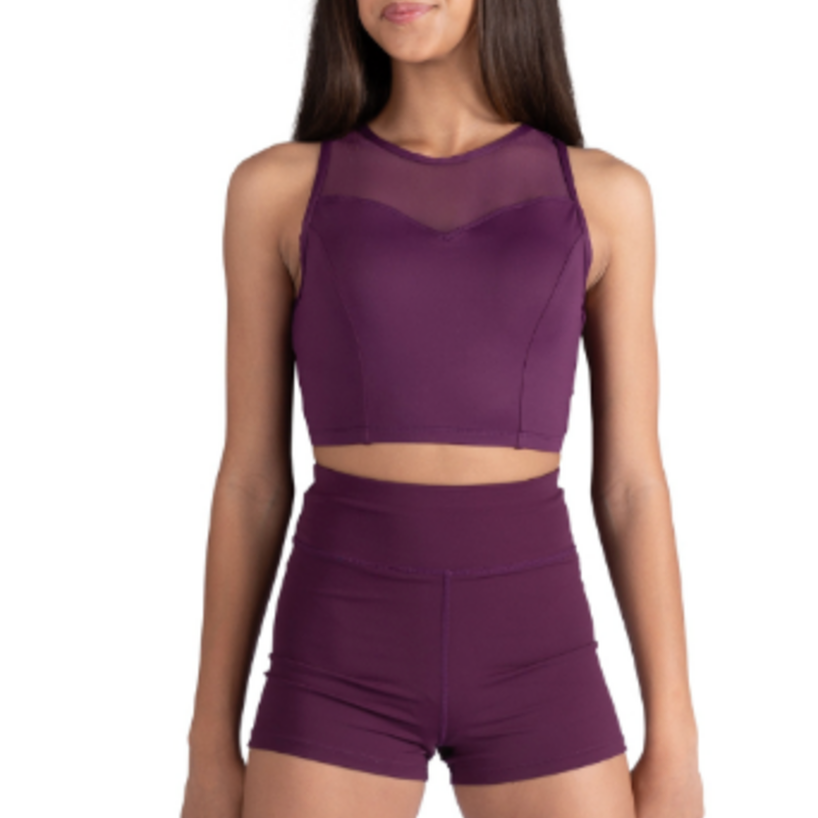DanzNMotion by Danshuz 26310A - Evaline Adult Twist Back Top