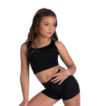 DanzNMotion by Danshuz 26311A - Square Neck Twist Back Top