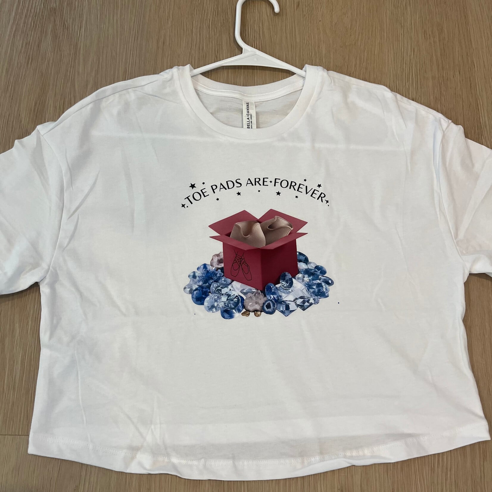 PersonalizedByMaybel Toe Pads Are Forever Cropped T-shirt