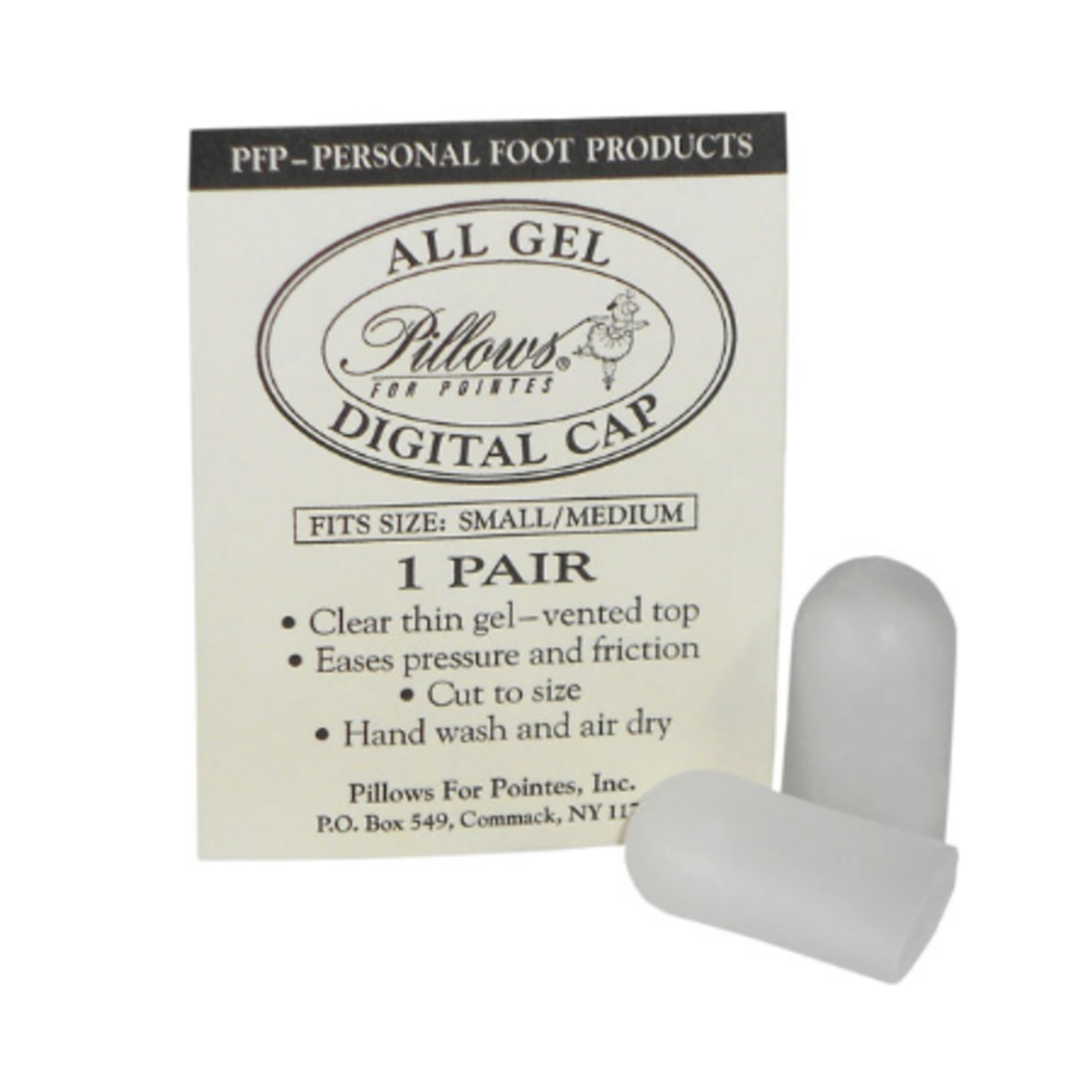 Pillows for Pointe PFP9 - All Gel Digital Cap (1 Pair)
