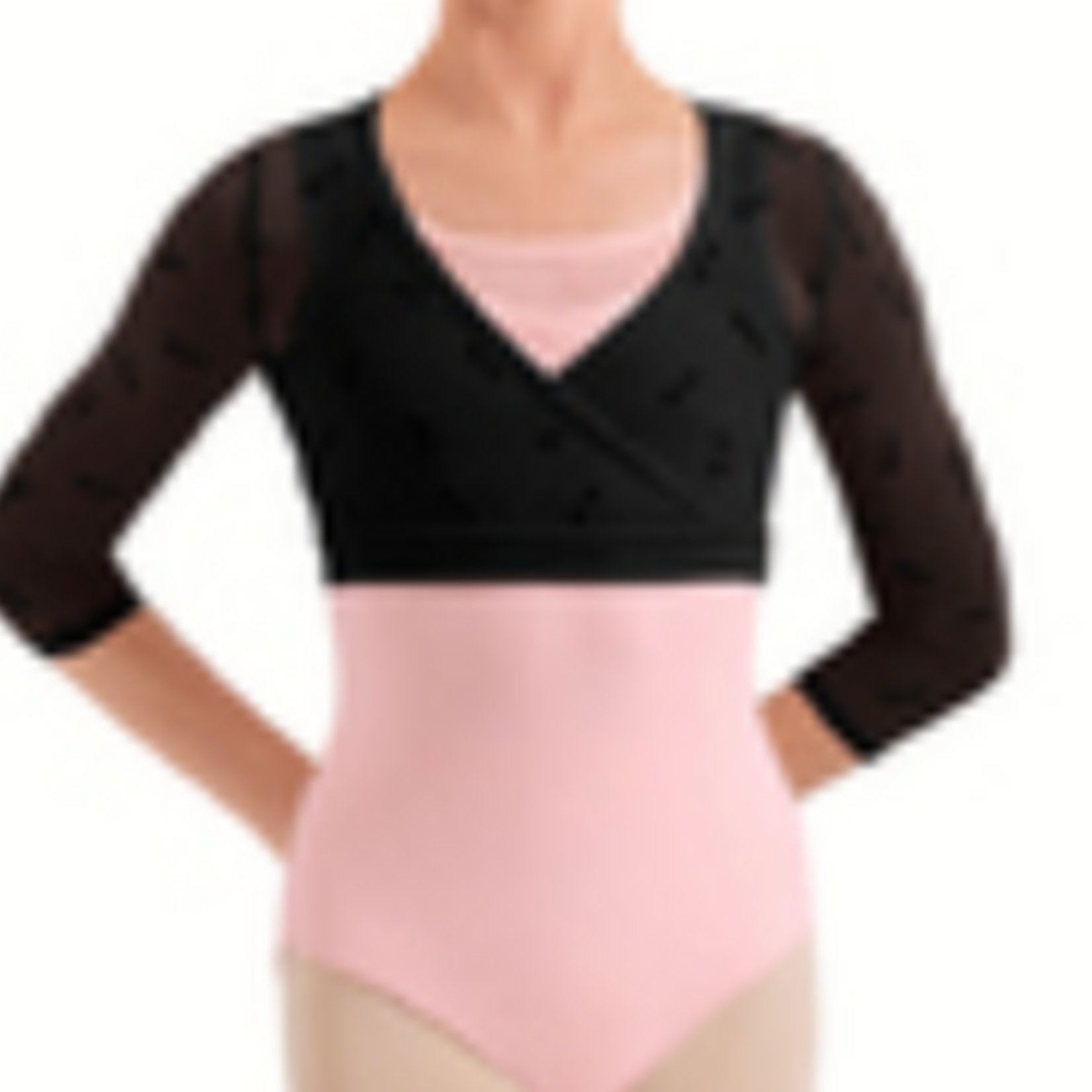 Bloch CZ30035 - 3/4 Slv Wrap Top